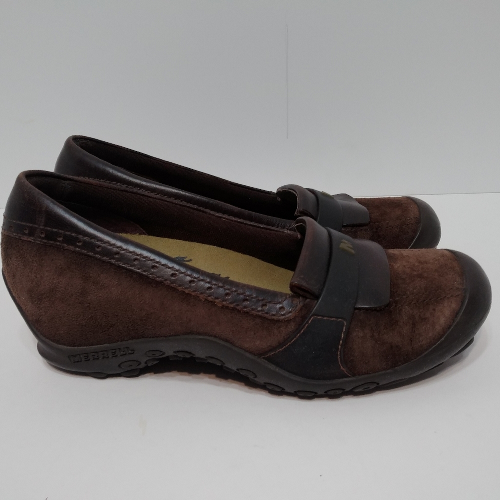 Merrell wedges slip on shoes